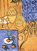 Henri Matisse Yellow and blue oil painting artist